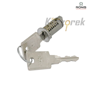 Zamek meblowy 009 - Ronis 23500 - bębenek z kluczami Ronis KT